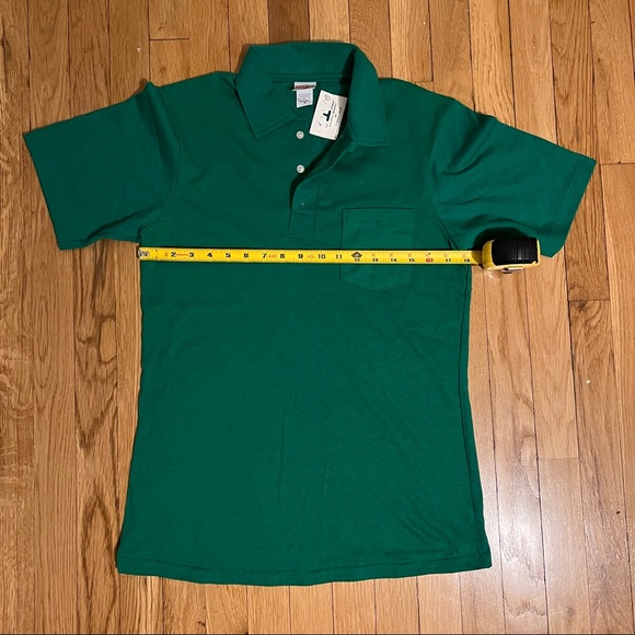 Vintage Red Kap Mens Green Short Sleeve USA Made Golf Polo Size M New With Tag - Picture 6 of 7